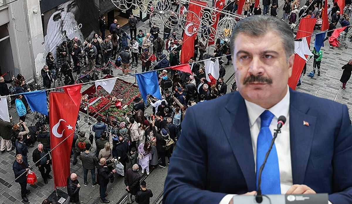 Taksim’deki patlamaya ilişkin Bakan Koca’dan açıklama: 6 hasta yoğun bakımda, 58 vatandaş taburcu oldu Taksim’deki patlamaya ilişkin Bakan Koca’dan açıklama: 6 hasta yoğun bakımda, 58 vatandaş taburcu oldu