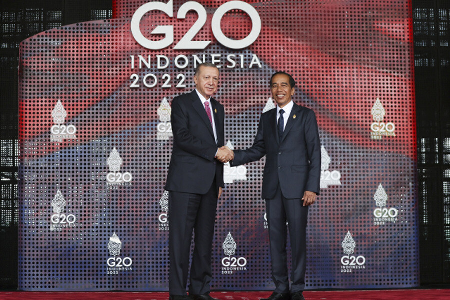 Cumhurbaşkanı Erdoğan G20 Liderler Zirvesi'ndeki temaslarına başladı Cumhurbaşkanı Erdoğan G20 Liderler Zirvesi'ndeki temaslarına başladı
