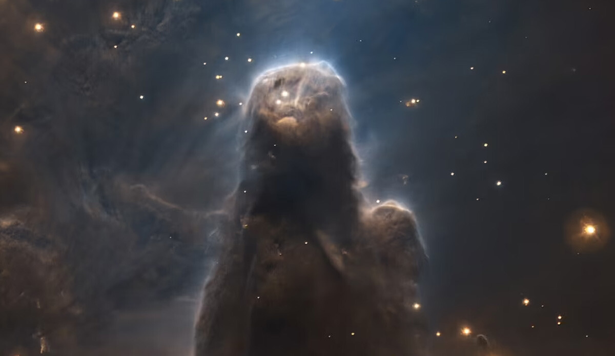 Ürkütücü bir hayalet gibi... Koni Nebulası&#039;nın etkileyici fotoğrafı yayınlandı