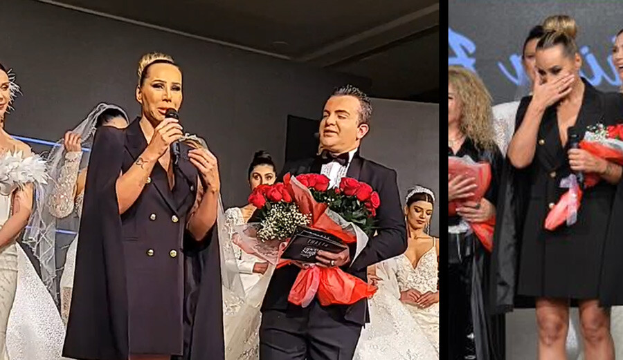 Dansözlüğü bırakıp moda sektörüne giriş yapan Asena ilk defilesinde gözyaşlarına boğuldu Dansözlüğü bırakıp moda sektörüne giriş yapan Asena ilk defilesinde gözyaşlarına boğuldu