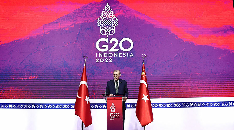 Basın mensupları metrelerce kuyruk oluşturdular! G20’de Erdoğan’a büyük ilgi Basın mensupları metrelerce kuyruk oluşturdular! G20’de Erdoğan’a büyük ilgi