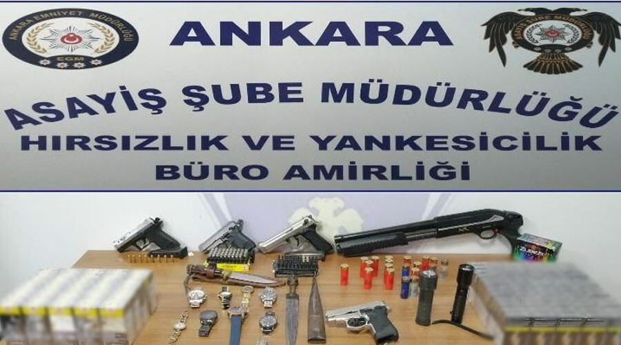 1 milyon TL çalmışlardı… Hırsızlık çetesi ‘Keklik’ gibi yakalandı