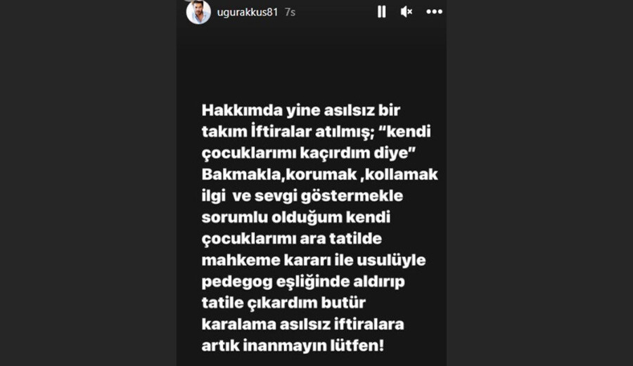 Ebru Şallı’yı dövdüğü söyleniyordu… Uğur Akkuş hakkında eski eşinden şoke eden iddia: “Kızımı kaçırdı, şiddet uyguluyor” Ebru Şallı’yı dövdüğü söyleniyordu… Uğur Akkuş hakkında eski eşinden şoke eden iddia: “Kızımı kaçırdı, şiddet uyguluyor”