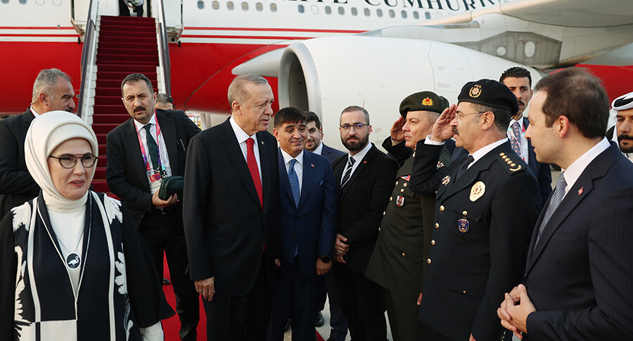 Cumhurbaşkanı Erdoğan Katar'a geldi