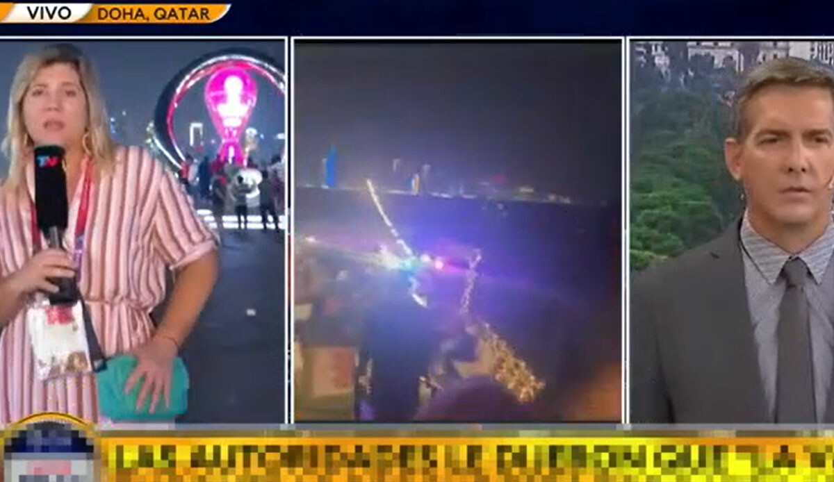 Dünya Kupası'nda ilginç anlar! Canlı yapan muhabirin cüzdanının çalındı, polisin muhabire sorduğu soru çok konuşuldu