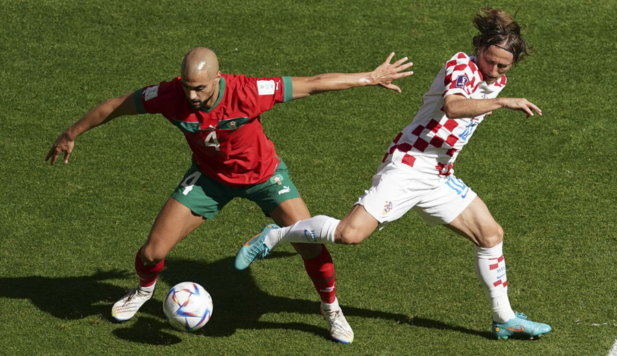 Her devrin yıldızı Luka Modric! Hırvatistan - Fas maçında bir rekor daha kırdı Her devrin yıldızı Luka Modric! Hırvatistan - Fas maçında bir rekor daha kırdı