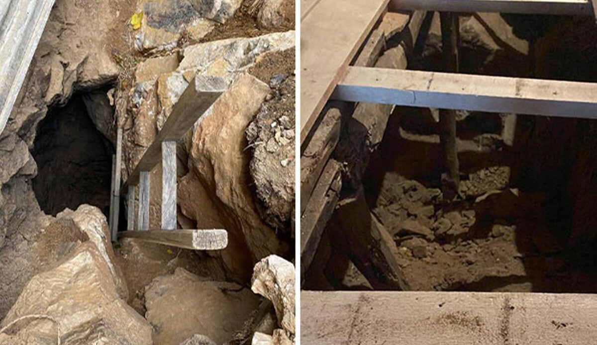 Bursa&#039;da yok artık dedirten olay! Kendi evini köstebek yuvasına çevirdi