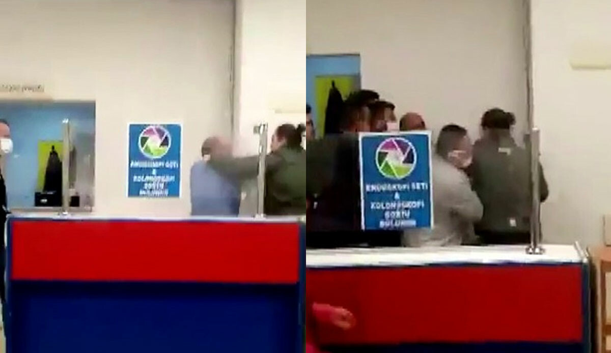 Hasta yakını sağlık çalışanını ısırdı Hasta yakını sağlık çalışanını ısırdı