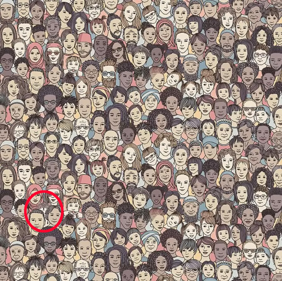 Dikkat testi: Kalabalığın arasındaki gizli kediyi yalnızca gözleri keskin olanlar buluyor