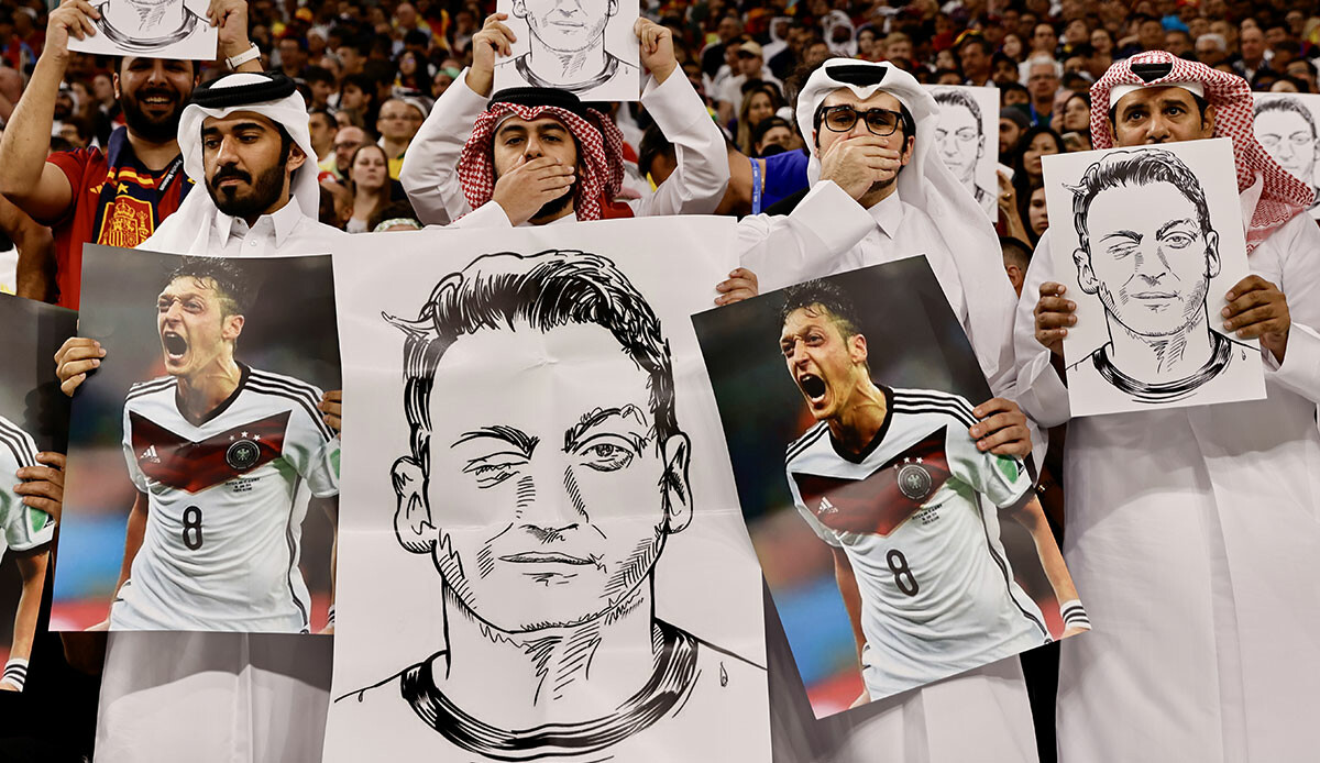 Dünya Kupası'na Mesut Özil damgası! Katar'da Almanya Milli Takımı'na protesto