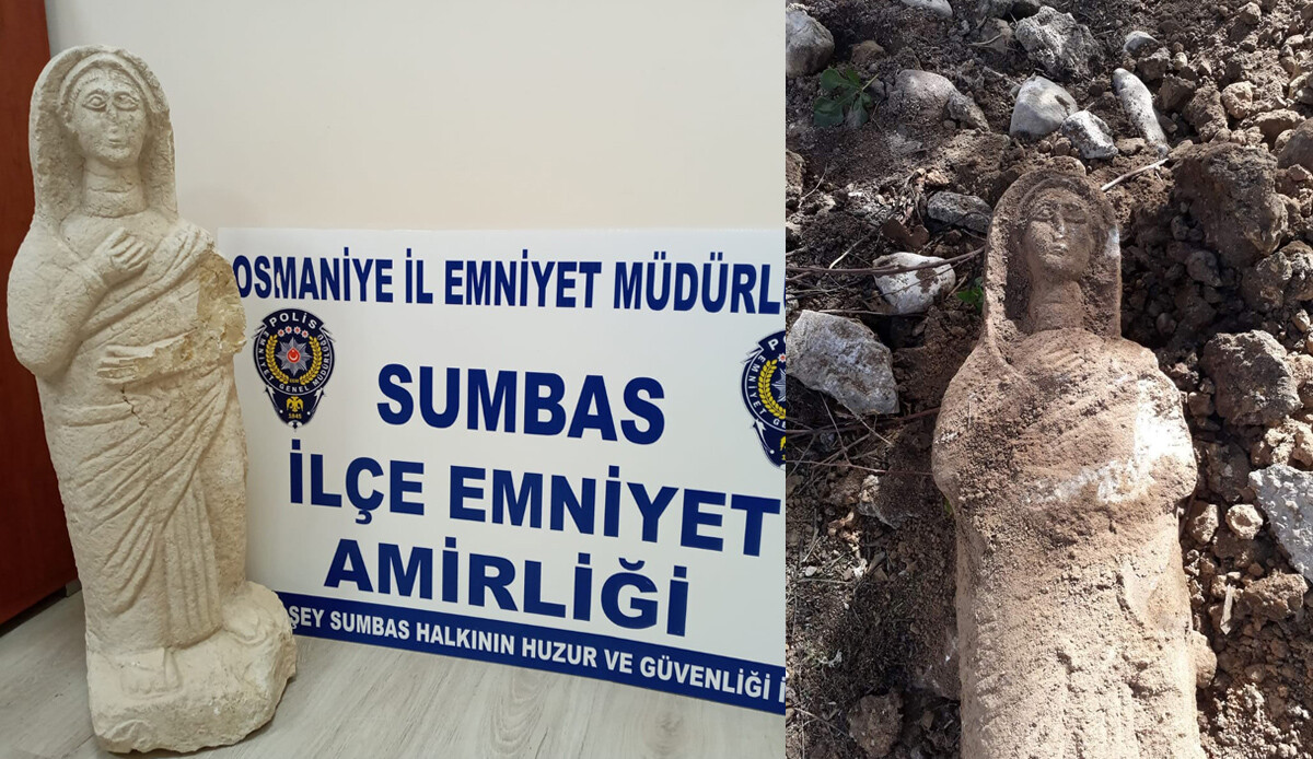 Kanalizasyondan Roma dönemine ait heykel çıktı Kanalizasyondan Roma dönemine ait heykel çıktı