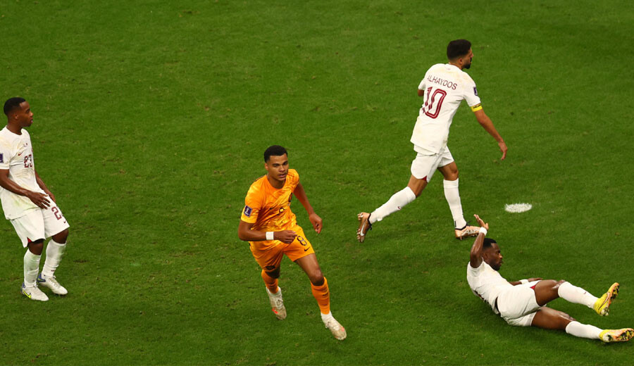 Hollanda'nın bu kupadaki yıldızı Cody Gakpo! Katar'a da attı, 3'te 3 yaptı