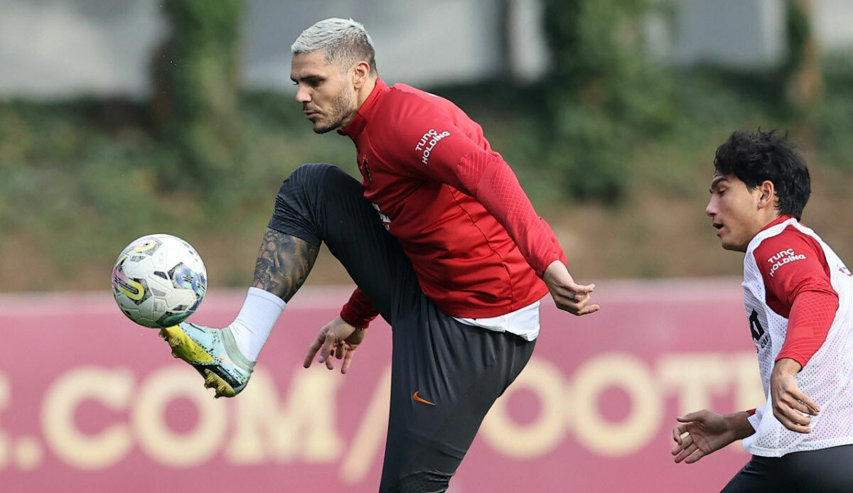 Galatasaray haberleri... Mauro Icardi antrenmanı yarıda bıraktı