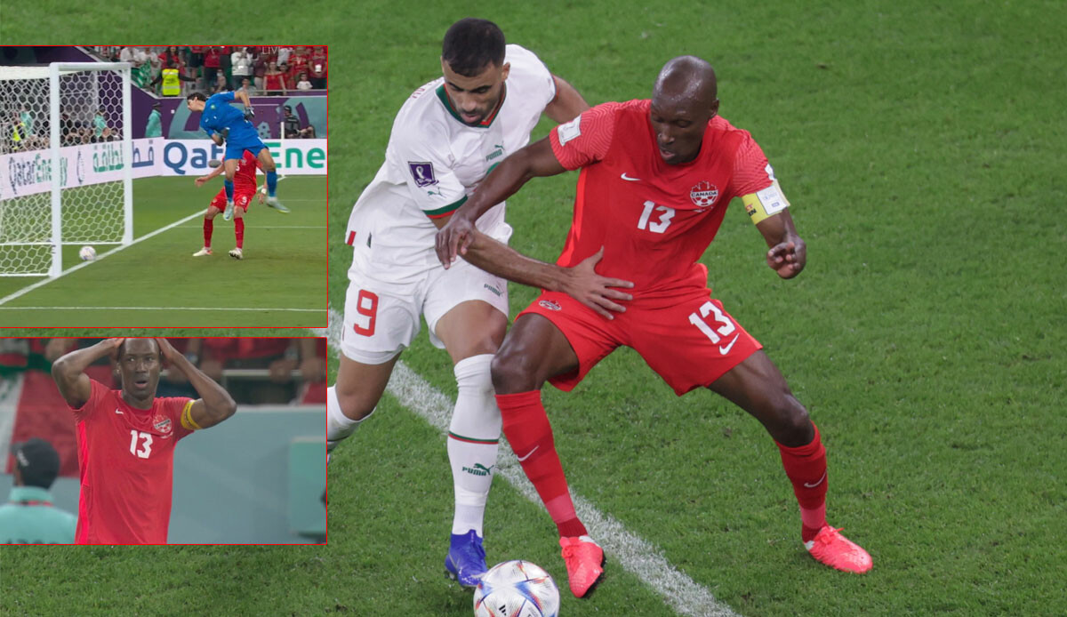 Atiba direkten döndü, inanılmaz pozisyon! Fas gruptan lider çıktı, Kanada turnuvadan puansız ayrıldı Atiba direkten döndü, inanılmaz pozisyon! Fas gruptan lider çıktı, Kanada turnuvadan puansız ayrıldı