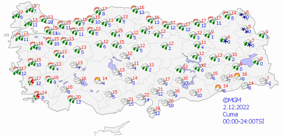 Hafta sonuna dikkat! Kar, sağanak, fırtına, sis ve pus kapıda... Meteoroloji il il uyardı (2 Aralık 2022 hava durumu) Hafta sonuna dikkat! Kar, sağanak, fırtına, sis ve pus kapıda... Meteoroloji il il uyardı (2 Aralık 2022 hava durumu)