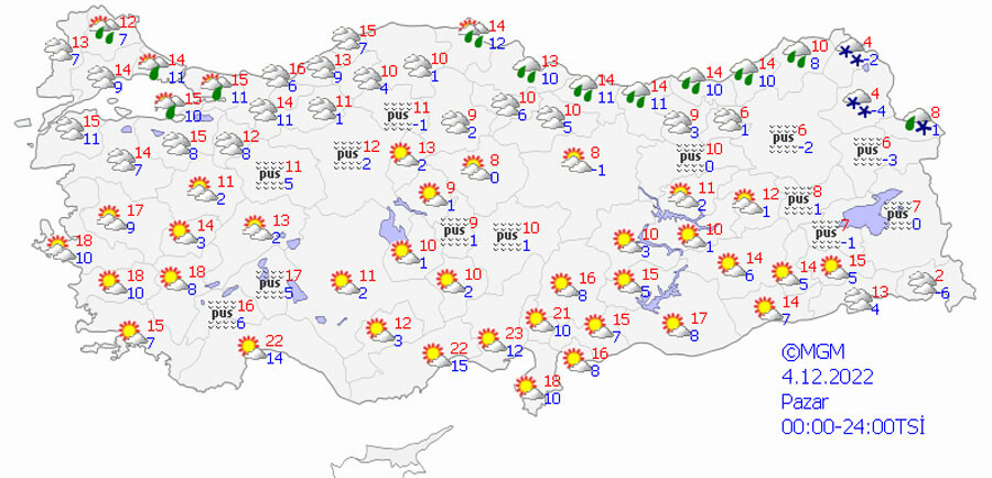 Hafta sonuna dikkat! Kar, sağanak, fırtına, sis ve pus kapıda... Meteoroloji il il uyardı (2 Aralık 2022 hava durumu) Hafta sonuna dikkat! Kar, sağanak, fırtına, sis ve pus kapıda... Meteoroloji il il uyardı (2 Aralık 2022 hava durumu)