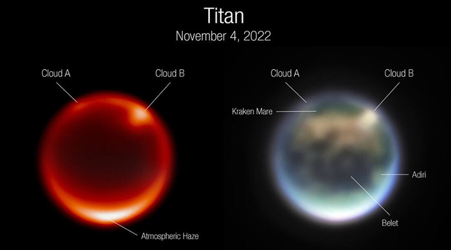 NASA’nın James Webb Teleskobundan çığır açan keşif: Satürn’ün uydusu Titan’da ortaya çıktı