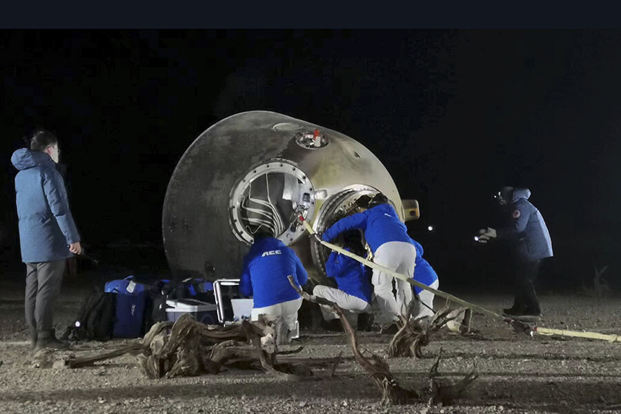 Çin'in  Shenzhou-14 astronotları 183 gün sonra Dünya'ya döndü