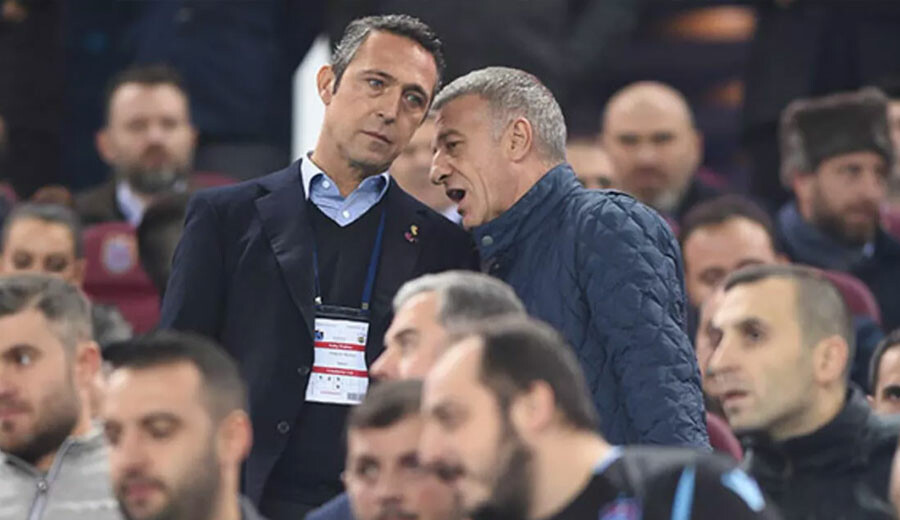 Ahmet Ağaoğlu Ali Koç'a cevap verdi; Trabzonspor - Fenerbahçe maçına üç hafta kala gerilim yükseliyor! Ahmet Ağaoğlu Ali Koç'a cevap verdi; Trabzonspor - Fenerbahçe maçına üç hafta kala gerilim yükseliyor!