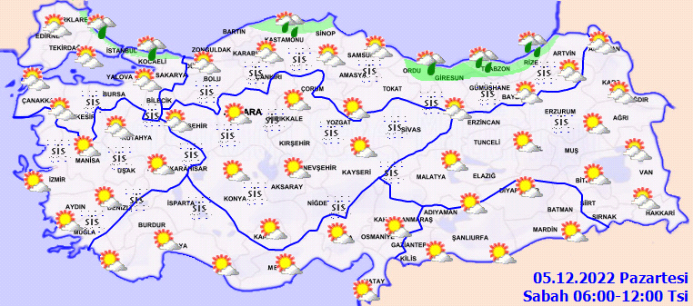 Kar, sağanak, fırtına… Meteoroloji’den bazı illere uyarı: Kuvvetli vuracak (5 Aralık 2022 hava durumu)