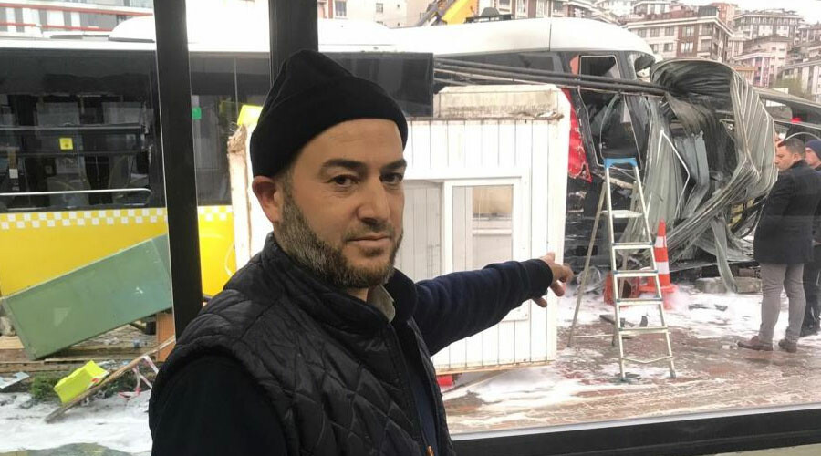Son dakika: Alibeyköy'de tramvay ile otobüs çarpıştı! Yaralılar var