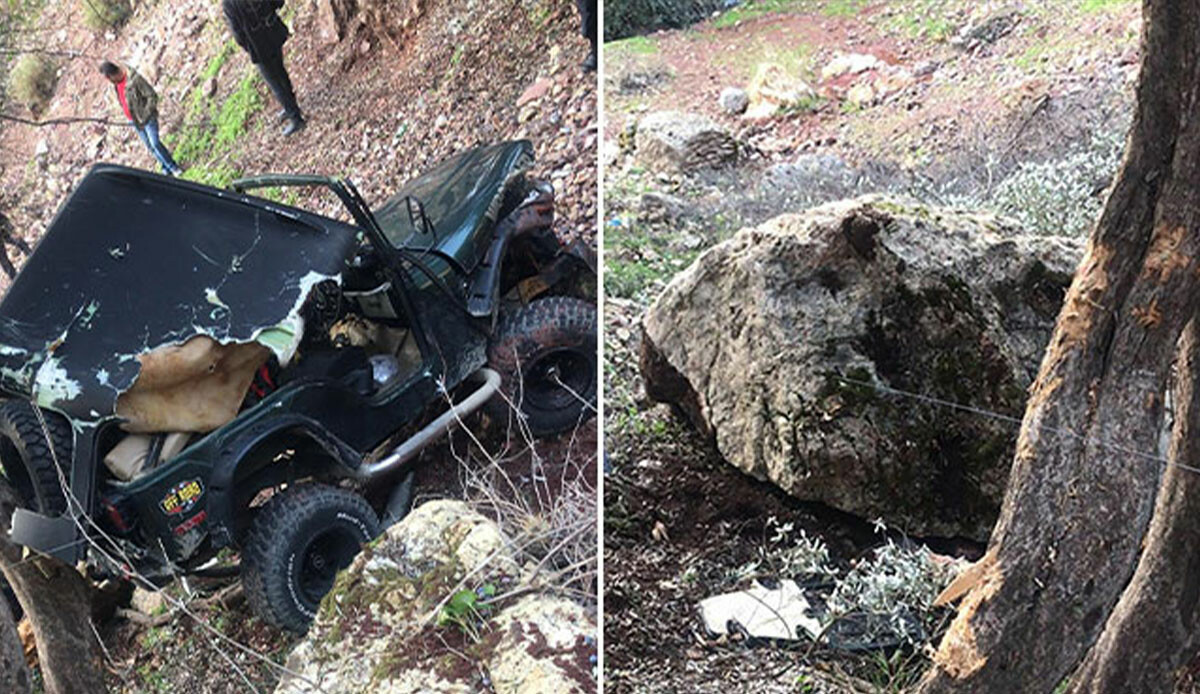 Kaza yaptığı araçtan sağ kurtuldu, kayadan kurtulamadı... Kaza yaptığı araçtan sağ kurtuldu, kayadan kurtulamadı...