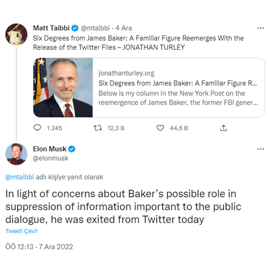 Elon Musk'ın kuyusunu kazıyordu... Twitter'dan kovuldu! Elon Musk'ın kuyusunu kazıyordu... Twitter'dan kovuldu!