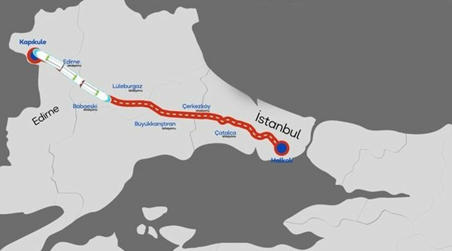 Projede tarih belli oldu: Edirne İstanbul arası 1,5 saate düşecek! Projede tarih belli oldu: Edirne İstanbul arası 1,5 saate düşecek!