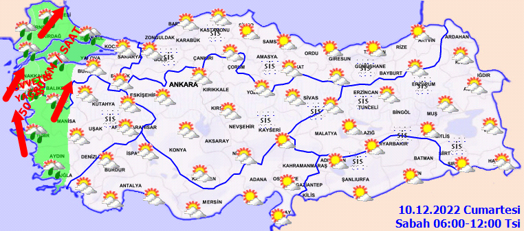 Hafta sonu plan yapacaklar dikkat! Meteoroloji’den çifte uyarı: Lodos ve sağanak aynı anda vuracak
