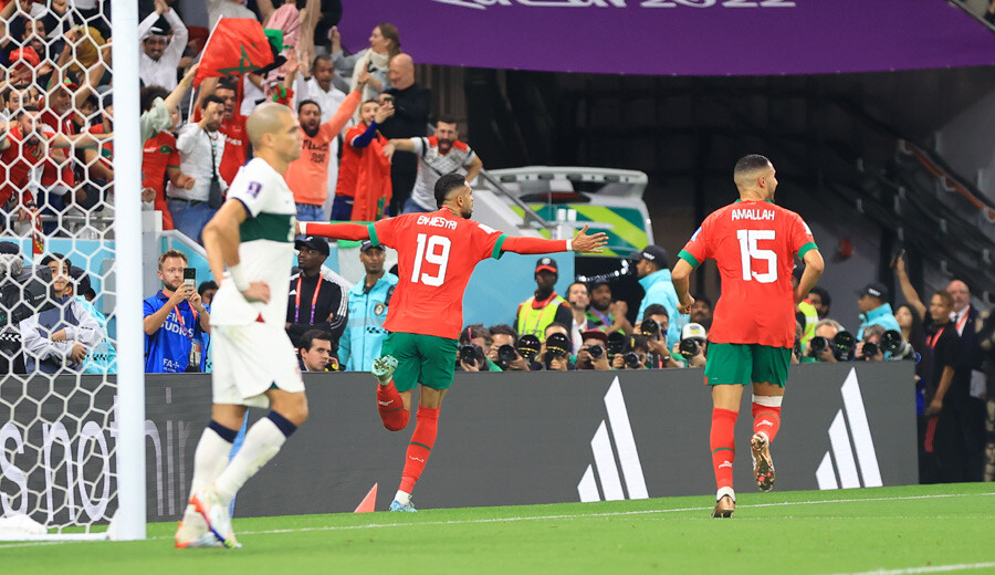 Fas Portekiz'i de eledi! 2022 Dünya Kupası'na damga vuran takım yarı finalde Fas Portekiz'i de eledi! 2022 Dünya Kupası'na damga vuran takım yarı finalde