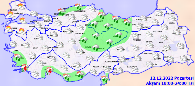 Sıcaklıklar 4 derece birden düşüyor… Meteoroloji’den çifte uyarı! Sağanak ve fırtına geliyor (12 Aralık hava durumu) Sıcaklıklar 4 derece birden düşüyor… Meteoroloji’den çifte uyarı! Sağanak ve fırtına geliyor (12 Aralık hava durumu)