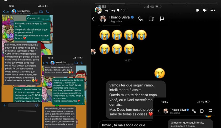 Neymar Brezilya Milli Takımı'nın WhatsApp grubundaki mesajları ifşa etti