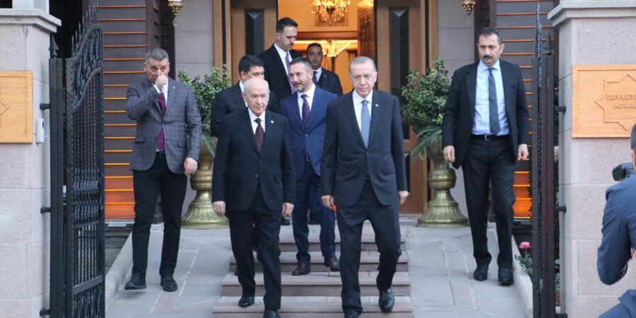 Cumhur ittifakında kritik zirve: Erdoğan, Bahçeli ile bir araya geldi