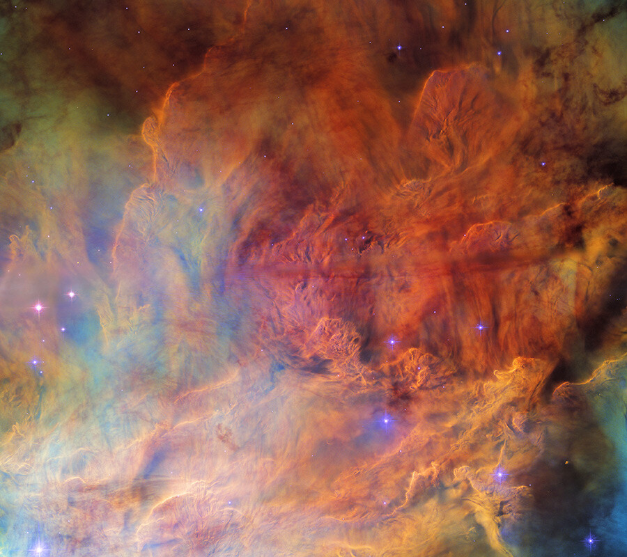 Emektar teleskop Hubble, Dünya’dan 5 bin ışık yılı uzaklıktaki gizemli sis perdesini görüntüledi