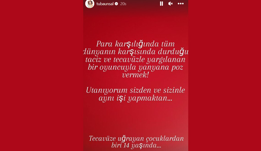 Tuba Ünsal, Burak Özçivit’i hedef aldı! Kevin Spacey ile buluşmasına sert tepki: Utanıyorum sizden Tuba Ünsal, Burak Özçivit’i hedef aldı! Kevin Spacey ile buluşmasına sert tepki: Utanıyorum sizden