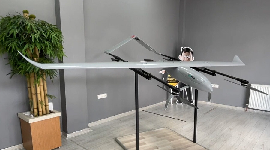 Dikey kalkış yapabilen 5 motorlu yerli İHA ‘gökHAN’ test uçuşunda tam not aldı