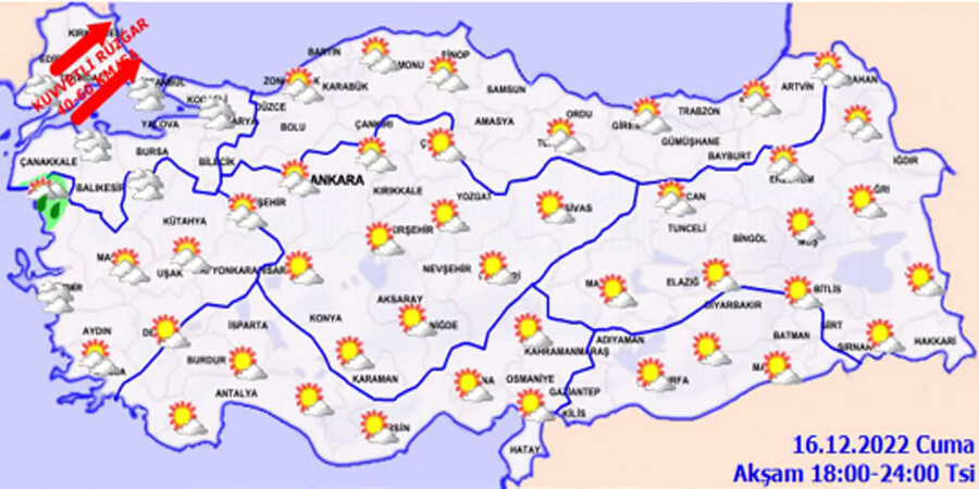 Dikkat! Meteoroloji il il uyardı: Kar, sağanak, sis, pus... (16 Aralık 2022 hava durumu)