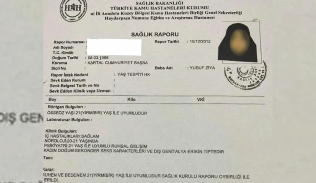 6 yaşındaki gelin rezaletinde  'kemik yaşı raporu'nun sahte olduğu ortaya çıktı! 7 doktorun imzasını taşıyor 6 yaşındaki gelin rezaletinde  'kemik yaşı raporu'nun sahte olduğu ortaya çıktı! 7 doktorun imzasını taşıyor