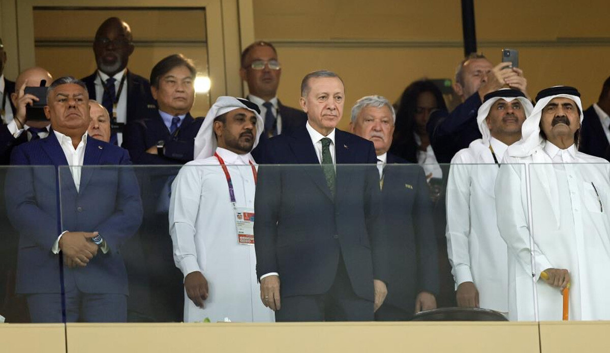 Cumhurbaşkanı Erdoğan Dünya Kupası finalini Katar'da izledi Cumhurbaşkanı Erdoğan Dünya Kupası finalini Katar'da izledi