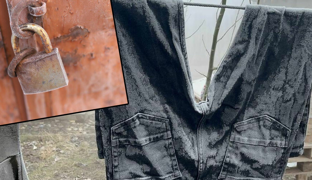 Bu ilde kar yok ama her şey dondu: Çamaşırlar, sular ve araçlar buz kesti