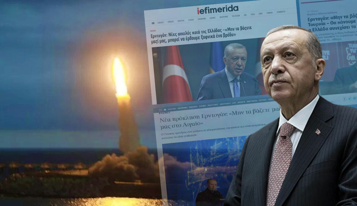 Tayfun komşuyu korkuttu… Cumhurbaşkanı Erdoğan’ın sözleri Yunan medyasında büyük yankı buldu!