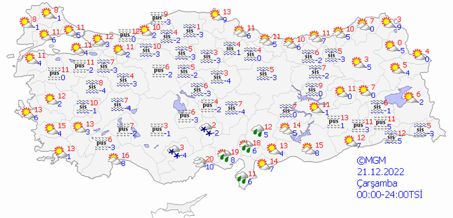 İstanbul'a mevsimin ilk karı düştü, Meteoroloji alarm verdi! 15 kente kritik uyarı (20 Aralık 2022 hava durumu)