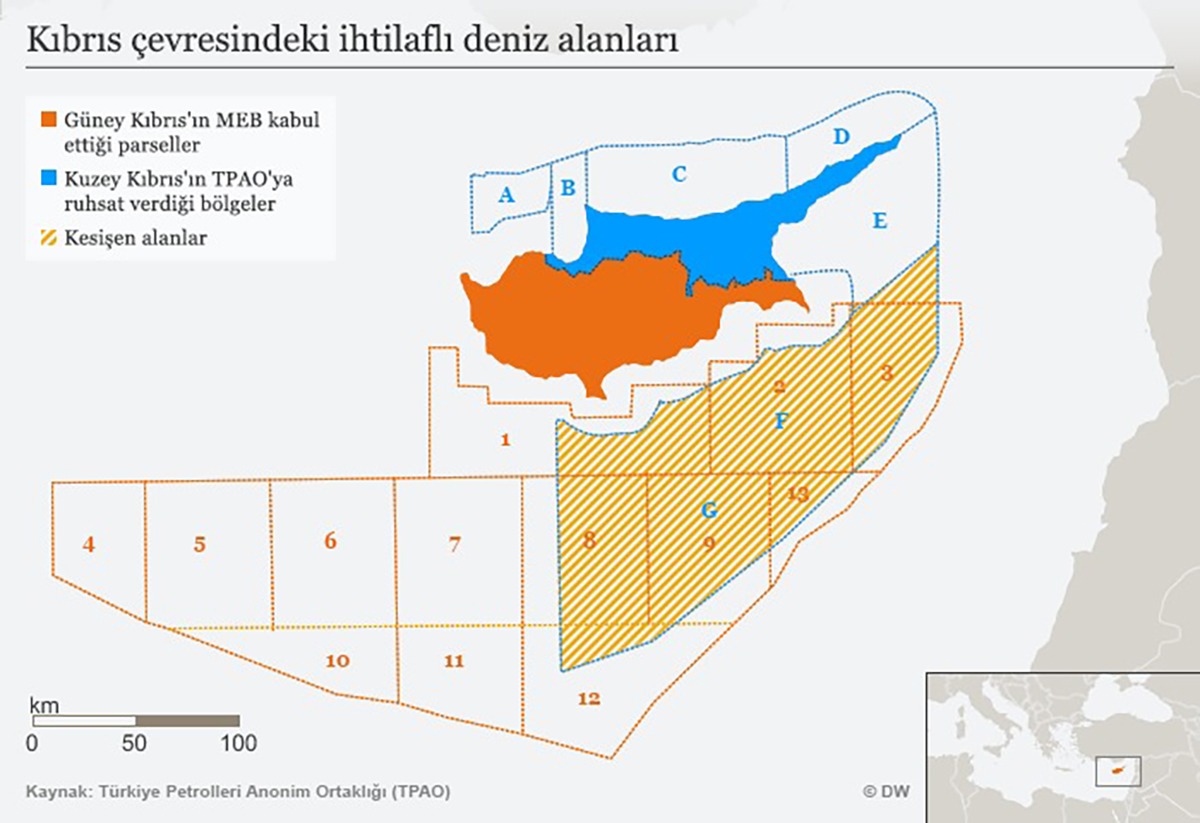 Rum kesiminden Türkiye'den gasp edilen bölgede dogalgaz keşfi Rum kesiminden Türkiye'den gasp edilen bölgede dogalgaz keşfi