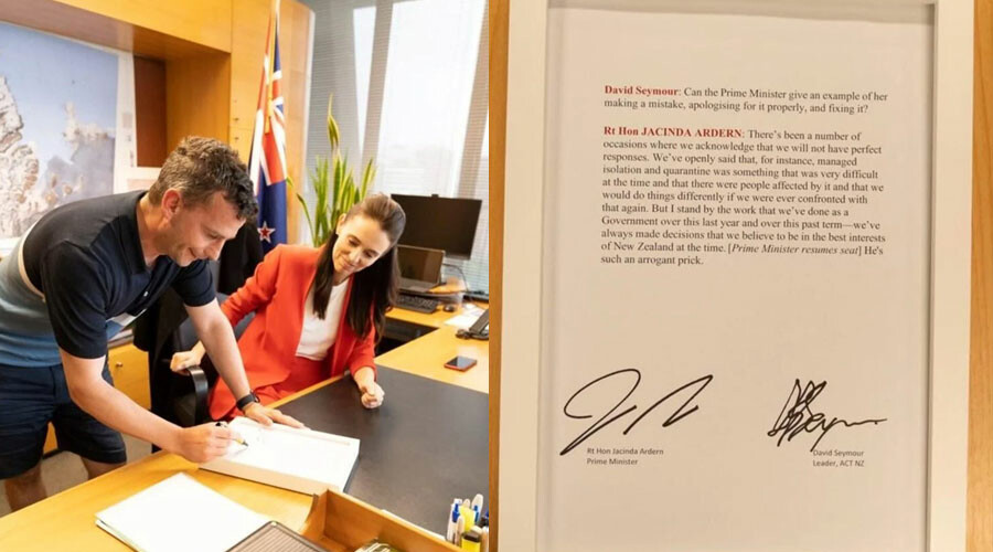 Yeni Zelanda Başbakanı Ardern'in hakareti açık artırmada satıldı: 'Kibirli pislik'e 1,25 milyon lira