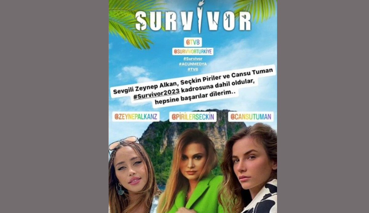 Acun Ilıcalı, Survivor 2023’de yarışacak üç yarışmacıyı daha açıkladı Acun Ilıcalı, Survivor 2023’de yarışacak üç yarışmacıyı daha açıkladı