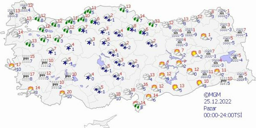 Güneşe aldanmayın! Pazar günü planlarına kar engeli! Meteoroloji 22 ili uyardı Güneşe aldanmayın! Pazar günü planlarına kar engeli! Meteoroloji 22 ili uyardı