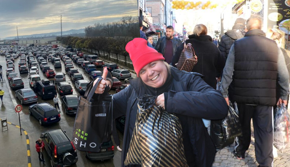 Komşular yeni yıla sayılı günler kala soluğu Edirne’de aldı: “Ne görüp beğenirsem kendime alıyorum”