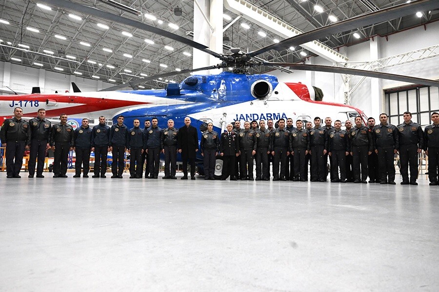 Türkiye'nin yeni helikopteri T70, jandarma envanterine girdi