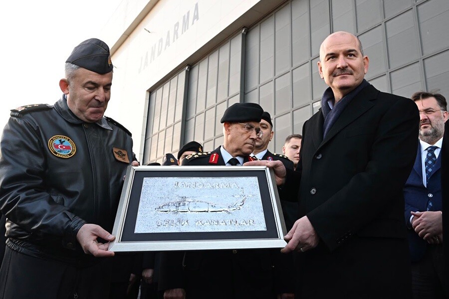 Türkiye'nin yeni helikopteri T70, jandarma envanterine girdi