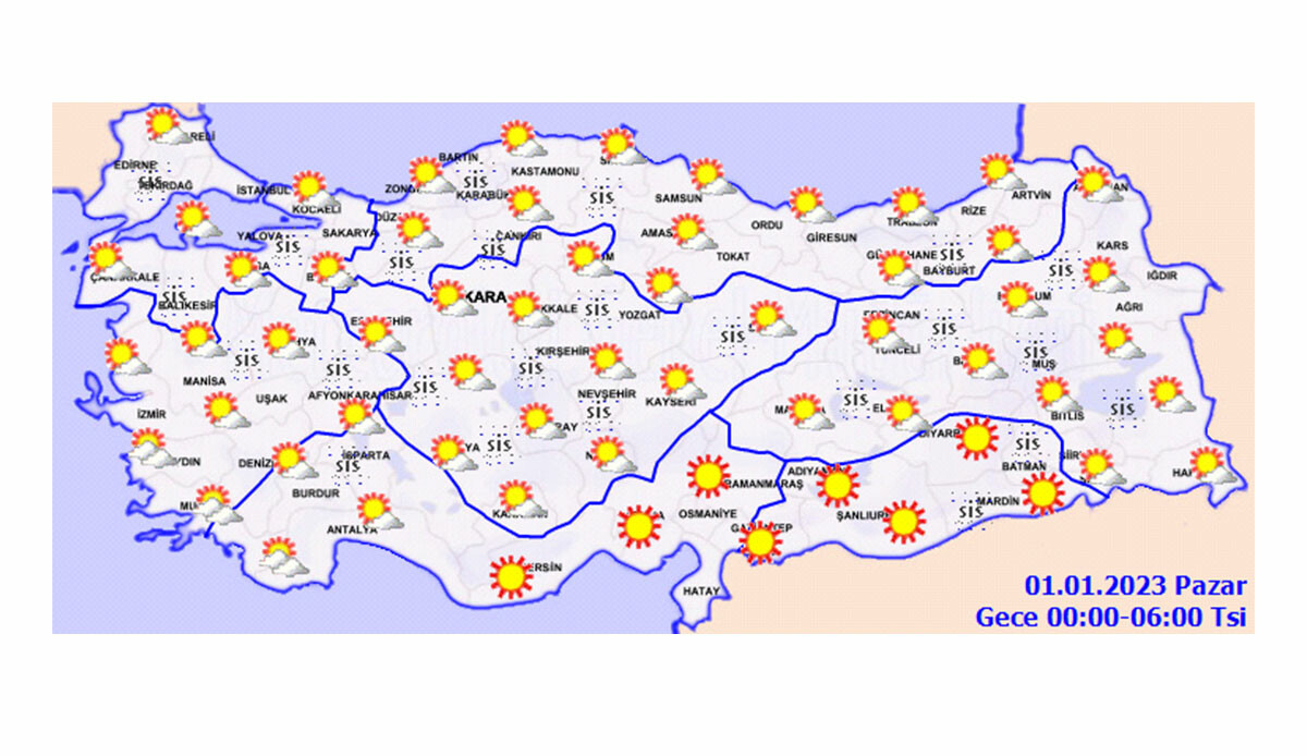 Sis ve puslanmaya dikkat! Meteoroloji kar yağışı için tarih verdi (31 Aralık Cumartesi hava durumu) Sis ve puslanmaya dikkat! Meteoroloji kar yağışı için tarih verdi (31 Aralık Cumartesi hava durumu)